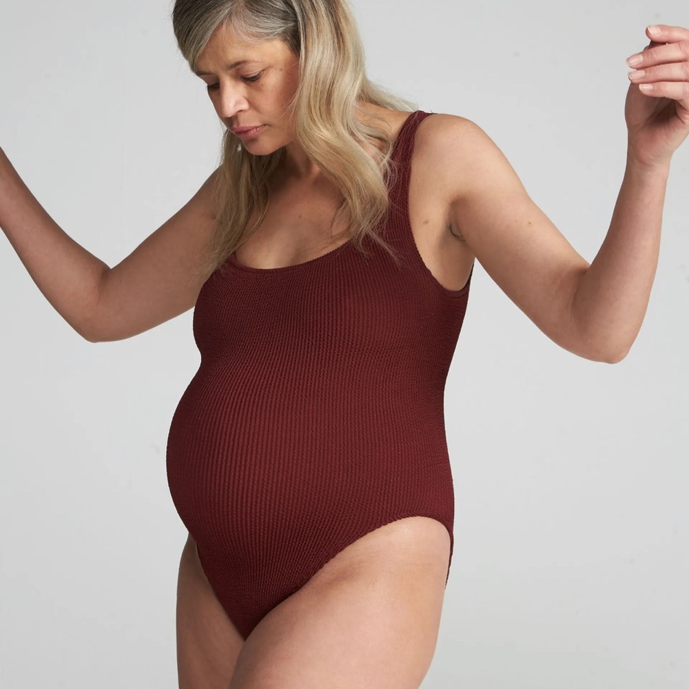 Youswim Deep Red One Piece Swimsuit